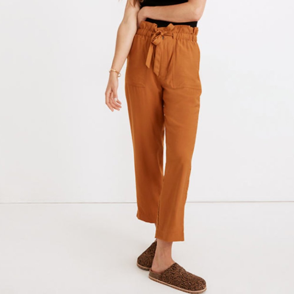 Madewell Dunaway Paperbag Pants